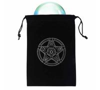 Bags Pouch for Tarot Cards | Mysterious Black Magic Tarot Card Storage Bag,Tarot Card Pouch with Drawstring for Playing Cards Rider Waite Tarot Deck Oracle Cards