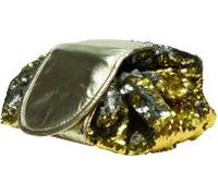 Bags Unlimited Sequin Make Up Bag - Gold