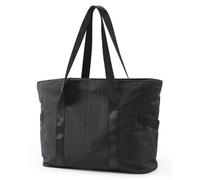 BAGSAMRT Tote Bag for Women with Zipper, Work Handbags & Shoulder Bags Gym Tote with Yoga Mat Buckle for Travel, Beach, Dance, Teacher, Nurse, Medium