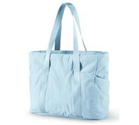 BAGSAMRT Yoga Mat Bag for Women, Large Tote with Zipper, Water Bottle Pocket, Waterproof Gym Bag for Pilates, Fitness Mat & Blocks, Lightweight Travel & Studio Carry All