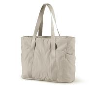 BAGSAMRT Yoga Mat Bag for Women, Large Tote with Zipper, Water Bottle Pocket, Waterproof Gym Bag for Pilates, Fitness Mat & Blocks, Lightweight Travel & Studio Carry All