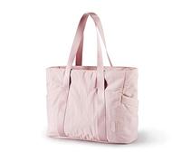 BAGSAMRT Yoga Mat Bag for Women, Large Tote with Zipper, Water Bottle Pocket, Waterproof Gym Bag for Pilates, Fitness Mat & Blocks, Lightweight Travel & Studio Carry All