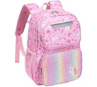 Bagseri Girls Backpack Kids - Toddler Backpack School Bags for Girls Kids Rucksack Water Resistent Cute Primary Backpack 15 Inch (Pink Unicorn)