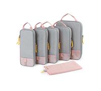 BAGSMART 6-Set Compression Packing Cubes - Lightweight Travel Essentials, Suitcase Organizer