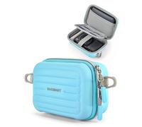 bagsmart Digital Camera Bag, Waterproof Protective Small Camera Bag, Camera Shoulder Bag, Waterproof Anti-Theft SLR DSLR Camera Shoulder Bag for Canon PowerShot/GoPro Blue