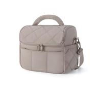 bagsmart Insulated Lunch Bags for Women, Lightweight Puffy Padded Waterproof Lunch Tote, Insulated Lunch Box Leakproof Lunchbox for Adult Work