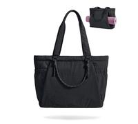 bagsmart Yoga Mat Bag, 23L Large Gym Bag, Durable Sport Tote Bag for Women, Beach Tote Handbag, Pilates Bag for Gym Work Office Travel