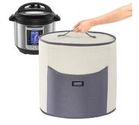 BAGSPRITE Dust Cover Compatible with Instant Pot 6 Quart-Appliance Covers- Insulated Pressure Cooker Cover with Pockets for Kitchen Accessories