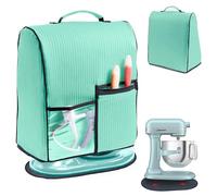 BAGSPRITE Stand Mixer Cover with Applicance Slider for KitchenAid 6/7/8 Quart Bowl Lift Mixers - Kitchen Appliance Dust Cover with Pockets for Kitchen Aid Accessories and Attachments