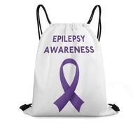 Bagssports Backpack For Running Party Picnic 36X42Cm Durable Portable Gym Bag Epilepsy Awareness Month