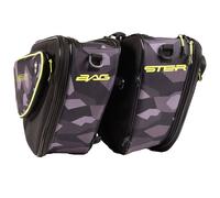 Bagster Rival Motorcycle Motorbike Luggage Panniers - Black / Camo - 20L-30L