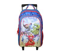 Bagtrotter - 45 cm Wheeled Backpack - Avengers Multi-Coloured - Primary - 2 Compartments - Padded Back and Shoulder Straps - Reflective Strips - Official Marvel Licensed, Multicolored, One Size