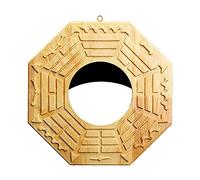 Bagua Feng Shui Outdoor - Wood Feng Shui Concave Convex - Good Luck Bagua Ornament for Home Yard
