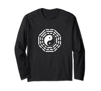 Bagua Mirror Feng Shui Yin Yang Symbol for Tai Chi Lovers Long Sleeve T-Shirt