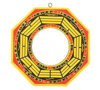 Atyhao Bagua Mirror, Traditional Chinese FengShui Concave Convex Bagua Mirror for Home Decoration Business Ornament(6in, Concave)