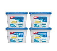 Bagus Moisture absorbers Boxes (4 Pack) - 10.5 Oz, Dehumidification Box, Moisture Absorber for Closet, Bathroom, Storage, Kitchens, Basement, Laundries, Spaces, Studies, Car, Boats, RVs.(Ocean Breeze)