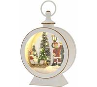 Bagutta Lantern Circle Height 25 White with Children Christmas and Lights. The reference is TN 50113.