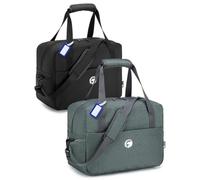 BAGZY 2X Ryanair Cabin Bag 40x30x20 Underseat Cabin Bag, Large Foldable Duffel Bag Nylon Holdall Hand Luggage Case Carry on Luggage Flight Bag Baggage Organiser Storage