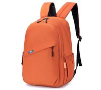 BAGZY 40x30x15cm Underseat Cabin Bag Luggage Travel Backpack Hand Luggage 40 x 30 x 15 British Airways jet2 Wizzair Transavia Laptop Bag 15.6 Inch Lightweight Small Trekking Backpack Daypack Orange