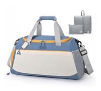 BAGZY 55 x 35 x 25 cm Cabin Bag Underseat Cabin Luggage for British Airways KLM Lufthansa 55x35x25 Waterproof 50L Travel Bags Lightweight Carry on Suitcase Weekend Hospital Luggage Foldable Women Men