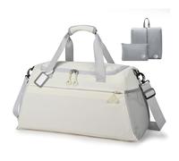 BAGZY 55 x 35 x 25 cm Cabin Bag Underseat Cabin Luggage for British Airways KLM Lufthansa 55x35x25 Waterproof 50L Travel Bags Lightweight Carry on Suitcase Weekend Hospital Luggage Foldable Women Men