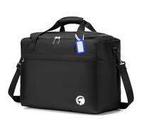 BAGZY Wizz Air Cabin Bag 40x30x20 Foldable Under Seat Cabin Bags Holdall Hand Carry on Luggage Flight Bag Weekend Bags for Organiser Storage Overnight Hospital Women Men Schwarz