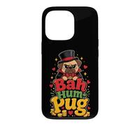 Bah Hum-Pug Grumpy Christmas Pug Lover Case for iPhone 13 Pro
