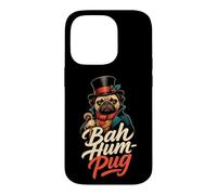 Bah Hum-Pug Grumpy Christmas Pug Lover Case for iPhone 14 Pro