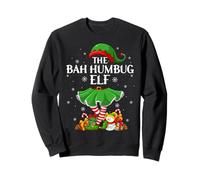 Bah Humbug Elf Christmas Family Elf Squad Xmas Girls Women Sweatshirt