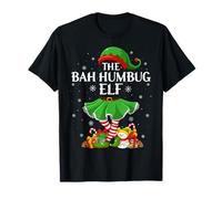 Bah Humbug Elf Christmas Family Elf Squad Xmas Girls Women T-Shirt