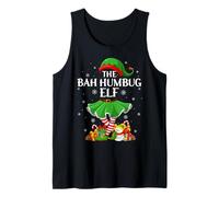 Bah Humbug Elf Christmas Family Elf Squad Xmas Girls Women Tank Top