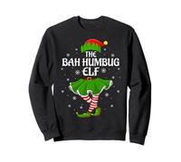 Bah Humbug Elf Christmas Family Girls Women Elf Squad Xmas Sweatshirt