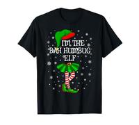 Bah Humbug Elf Christmas Family Group Women Girls Xmas T-Shirt