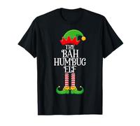 Bah Humbug Elf Christmas Family Matching Funny Love Elf Xmas T-Shirt