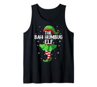 Bah Humbug Elf Christmas Girls Women Elf Squad Xmas Family Tank Top