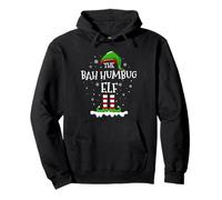Bah Humbug Elf Squad Family Matching Group Christmas Elf Pullover Hoodie