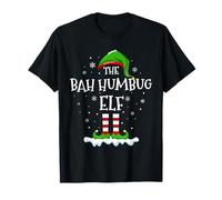 Bah Humbug Elf Squad Family Matching Group Christmas Elf T-Shirt