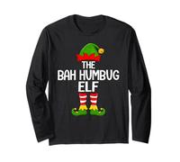 Bah Humbug Elf Xmas Matching Family Elf Squad Christmas Long Sleeve T-Shirt