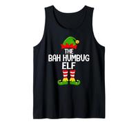 Bah Humbug Elf Xmas Matching Family Elf Squad Christmas Tank Top