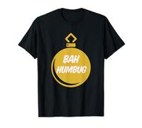 Bah Humbug Glitter Decoration Funny Anti Christmas T-Shirt