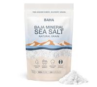 BAHA - Baja Mineral Sea Salt | Original Natural Grain Baha Mineral Gold Salt from Sea of Cortez | Low Sodium & Mineral | For Cooking, Plating and Hydration | For Grinding | 0.5 kg Bag