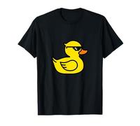 Bahaa's Tee Cool Rubber Yellow Duck Childish Illustration Graphic Design T-Shirt