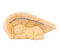BAHABY Dog Memorial Gifts Forever My Guardian Angel Memorial Stone for Remembrance Dog Passing Away Sympathy Gifts