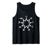 Baha'I Faith Nine-Pointed Star Religious Harmony Symbol Tank Top