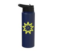 Bahai Religion Should Unite All Hearts BAHA’i Symbol Unity Stainless Steel Insulated Water Bottle