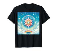 Bahai Religion Should Unite All Hearts BAHA’i Symbol Unity Value Graphic T-Shirt, Men, Black, S