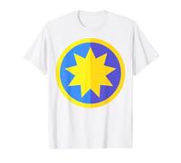 Bahai Religion Should Unite All Hearts BAHA’i Symbol Unity Value Graphic T-Shirt, Men, White, XL