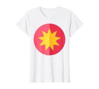 Bahai Religion Should Unite All Hearts BAHA’i Symbol Unity Value Graphic T-Shirt, Women, White, S