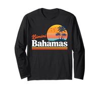 Bahamas Bimini Tropical Island Vacation Travel Bimini Long Sleeve T-Shirt