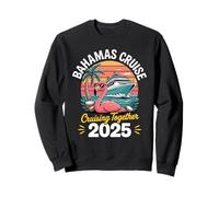 Bahamas Cruise 2025 Flamingo Sunset Family Matching Trip Sweatshirt